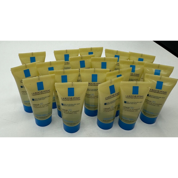 Lot of 21. La Roche Posay Gentle Foaming Cleansing Oil .5 oz Sample Size NEW - Picture 1 of 4